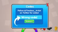 Super Hero Race Clicker invalid code issue (Image via Roblox || Sportskeeda)